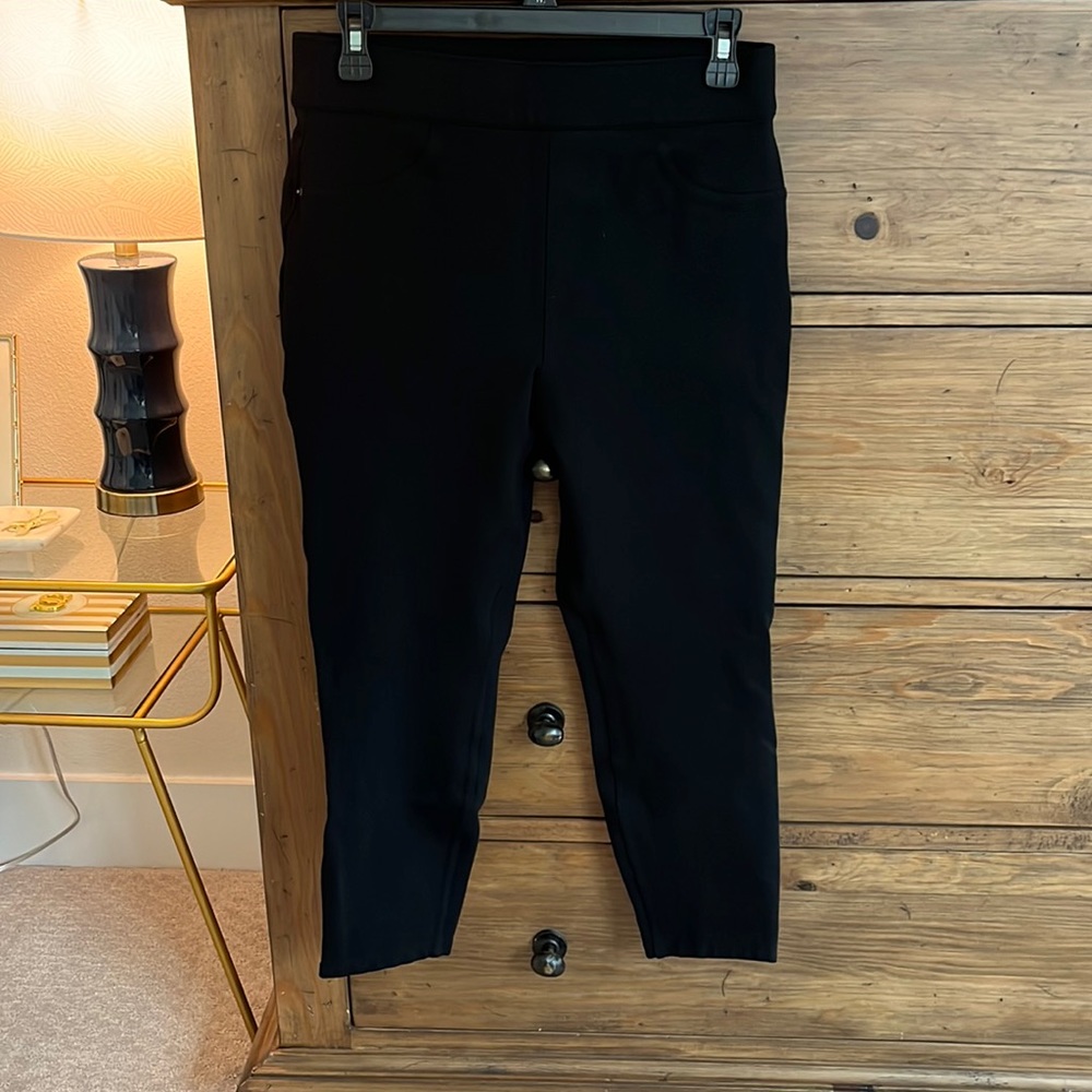 SPANX Black pants, Size L Petite WORN ONCE